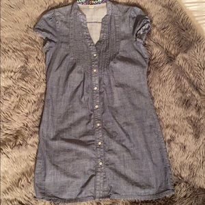 3/$20 Button-up Jean T-Shirt Dress